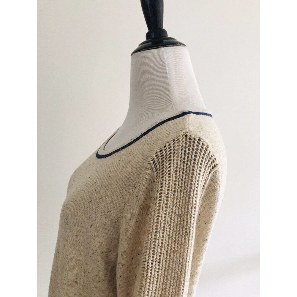 Anthropologie | If It Were Me Pullover Sweater Size L Beige Long Sleeves - Picture 6 of 9